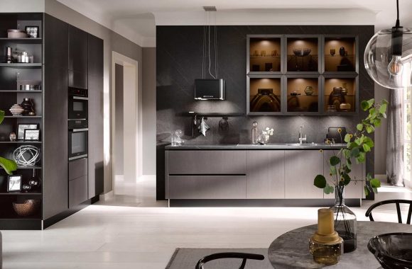 Küchentrends 2020 Häcker Metallic Optik und Haptik im Miele Center Ebner & Spuller