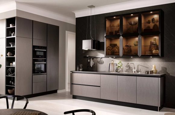 Küchentrends 2020 Häcker Metallic Optik und Haptik im Miele Center Ebner & Spuller
