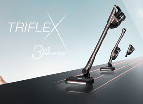 Der erste kabellose Handstaubsauger Triflex HX1