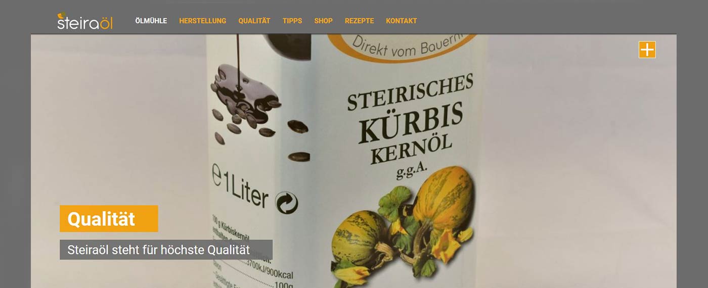 Steirisches Kürbiskernöl von STEIRAÖL darf nicht fehlen! 